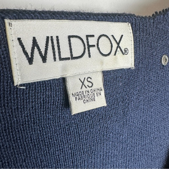 Women's Black Wildfox Cline Embellished Grommet Pullover Sweater | Size XS - Picture 6 of 7